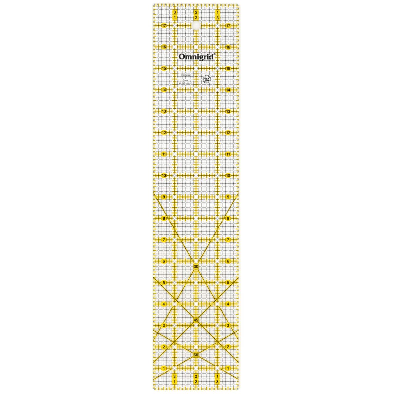 Omnigrid® 4" x 18" Rectangle Quilting & Sewing Ruler